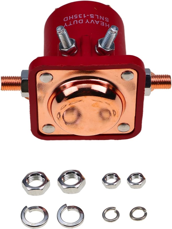 SELENOIDE STARTER 12V 4 TERMINALES FORD 56-91, JEEP 68-87, AMERICAN MOTORS 67-87, HI-CORP